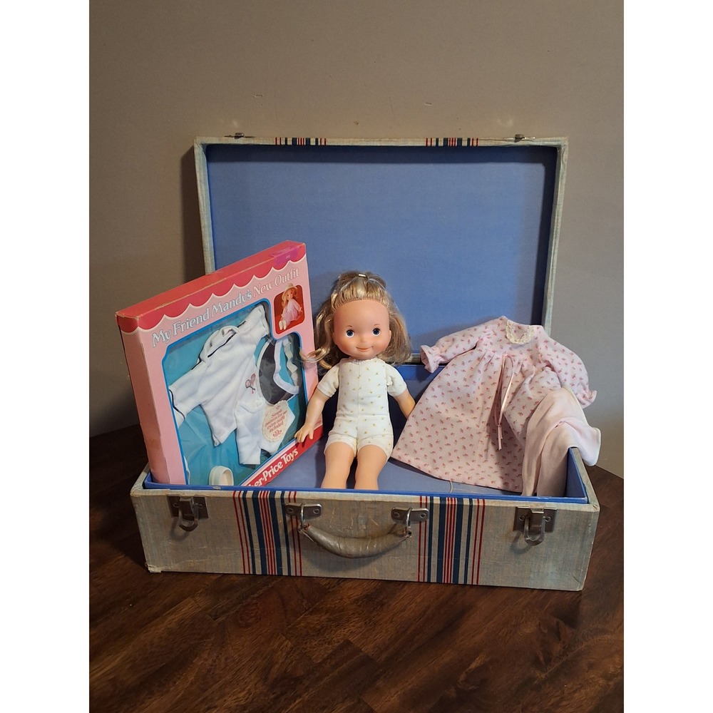 Vintage 1978 Fisher-Price My Friend Mandy Doll Trunk Set NIB Outfit 211